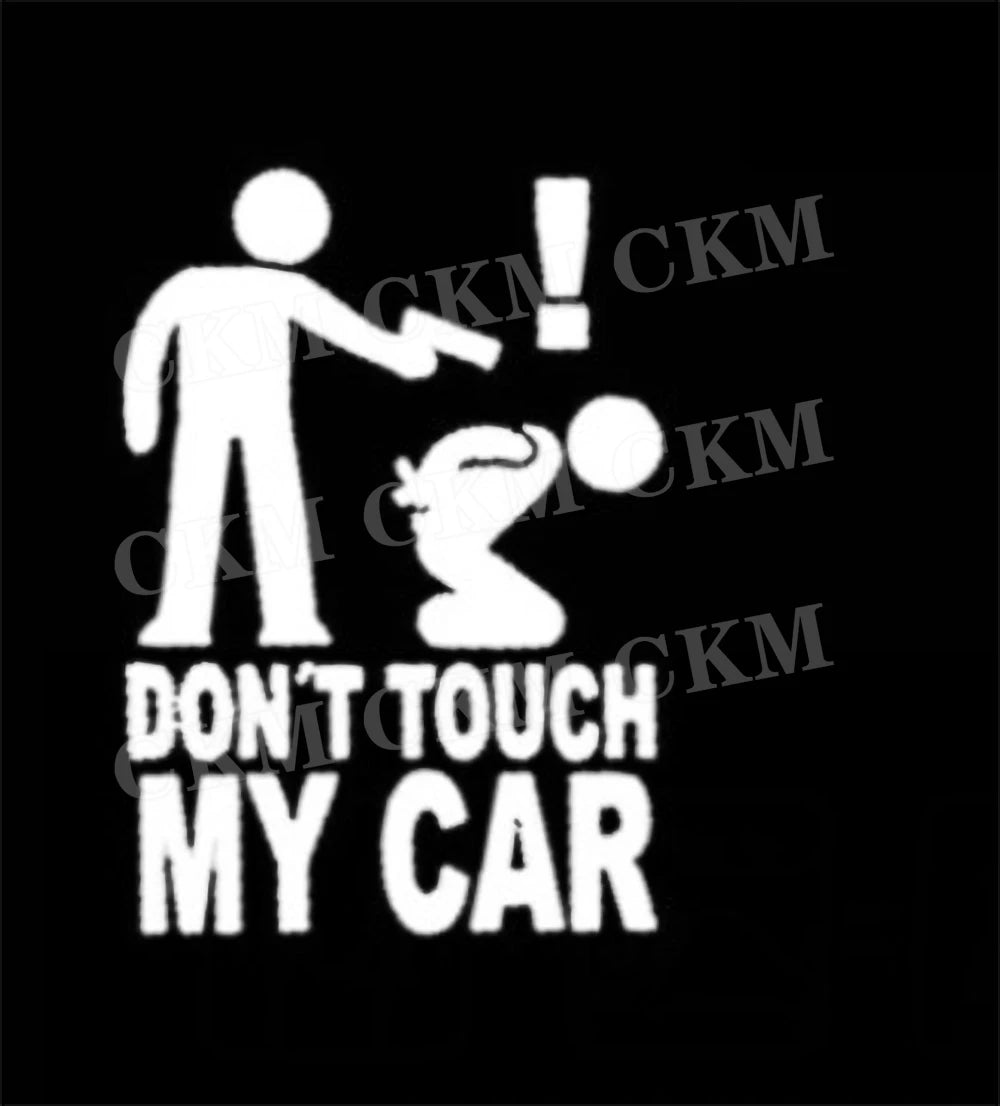 Car Sticker - Don't Touch My Car Creative Funny Personalized Car Decoration Stickers Car Beauty Window Glass Decoration