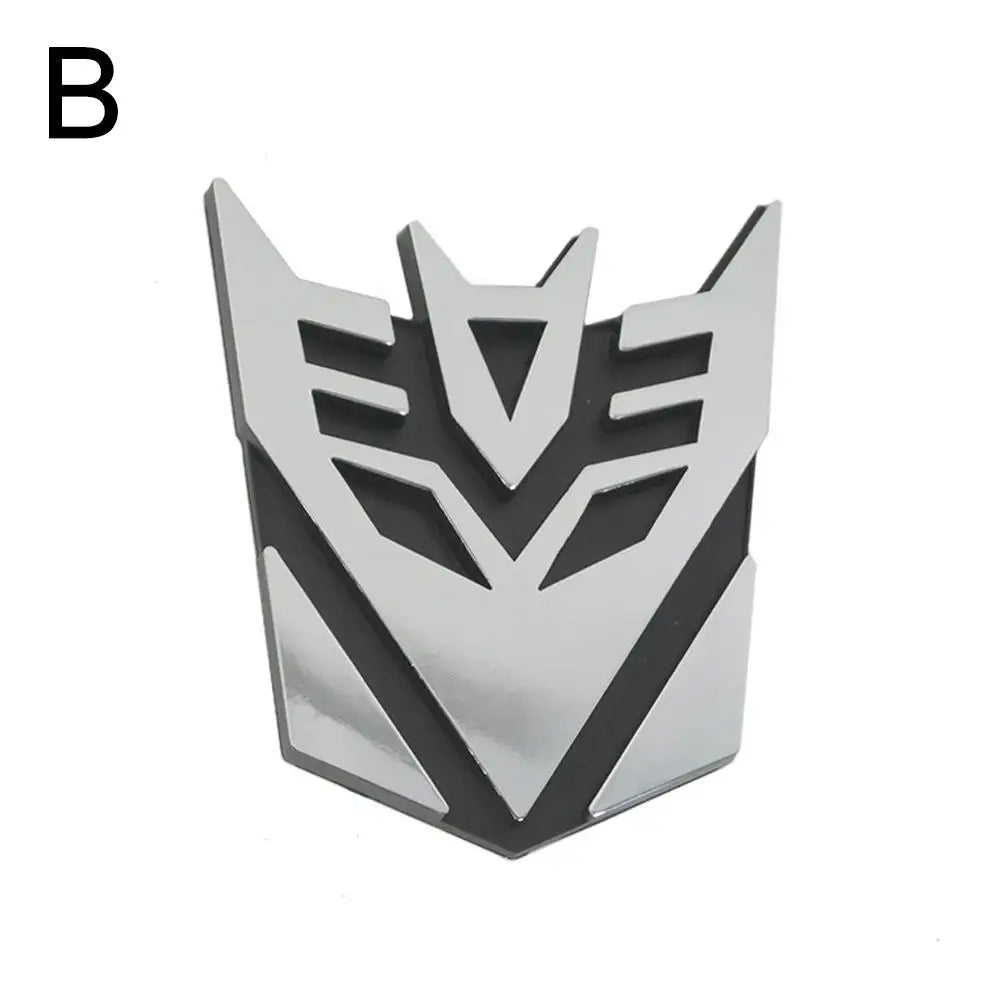 New 3D Car Stickers For Transformer Badge Decepticon Emblem Tail Decal Cool Autobots Logo Car Styling Motorcycle Car Accessories