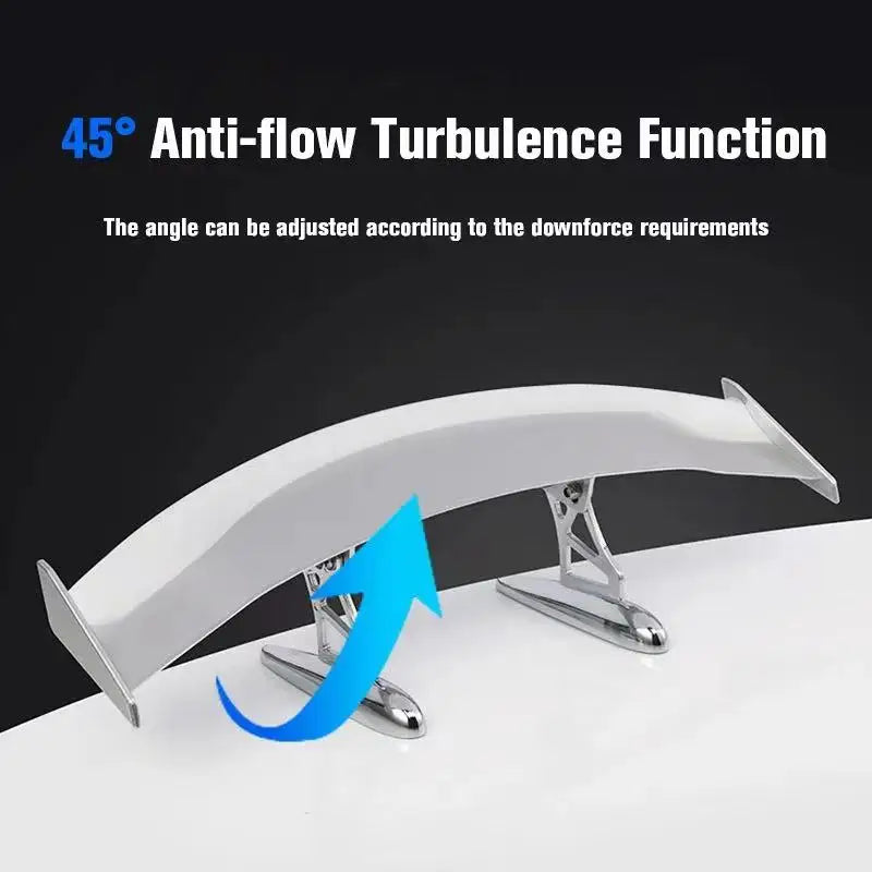 Fashion Universal Car Modified Rear Wing Carbon Fiber Painted Car Rear Spoiler Small Car Trunk Exterior Wing Parts Car Styling