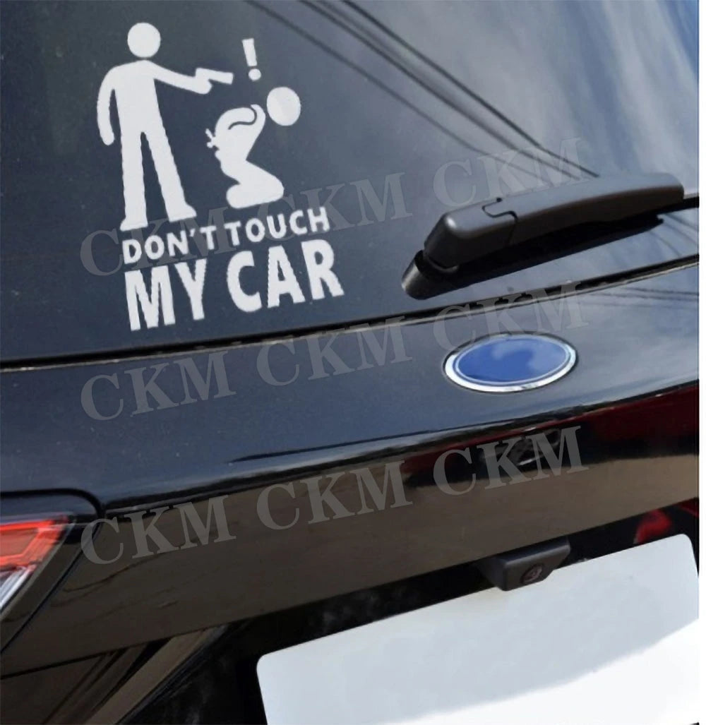 Car Sticker - Don't Touch My Car Creative Funny Personalized Car Decoration Stickers Car Beauty Window Glass Decoration
