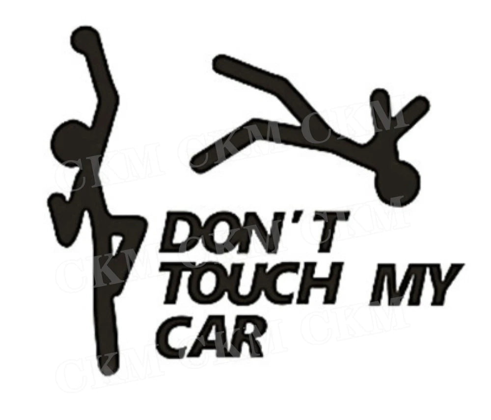 Car Sticker - Don't Touch My Car Creative Funny Personalized Car Decoration Stickers Car Beauty Window Glass Decoration