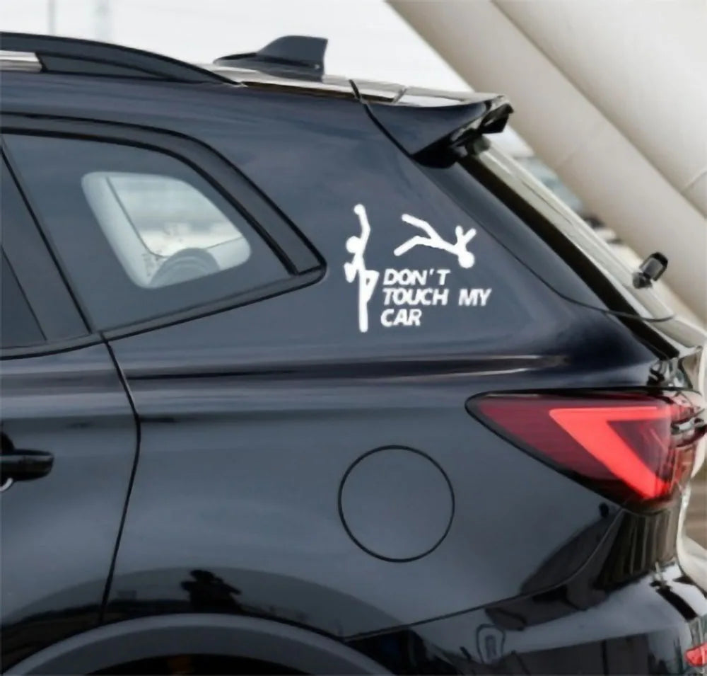 Car Sticker - Don't Touch My Car Creative Funny Personalized Car Decoration Stickers Car Beauty Window Glass Decoration