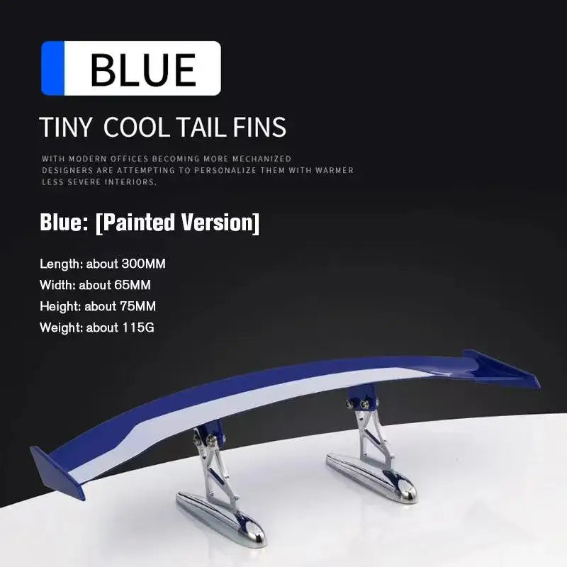 Fashion Universal Car Modified Rear Wing Carbon Fiber Painted Car Rear Spoiler Small Car Trunk Exterior Wing Parts Car Styling