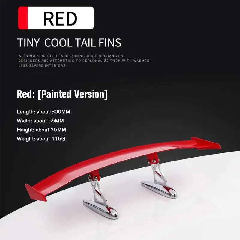 Fashion Universal Car Modified Rear Wing Carbon Fiber Painted Car Rear Spoiler Small Car Trunk Exterior Wing Parts Car Styling