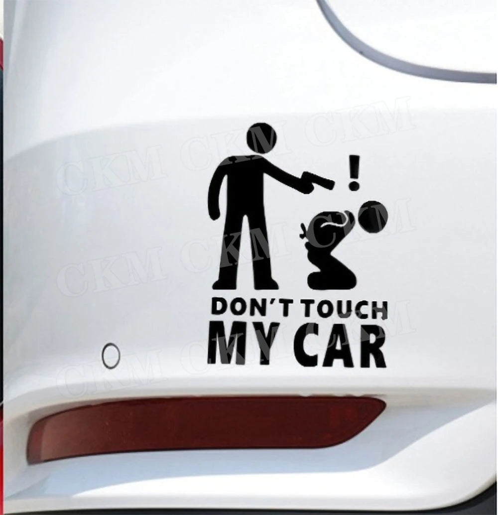 Car Sticker - Don't Touch My Car Creative Funny Personalized Car Decoration Stickers Car Beauty Window Glass Decoration