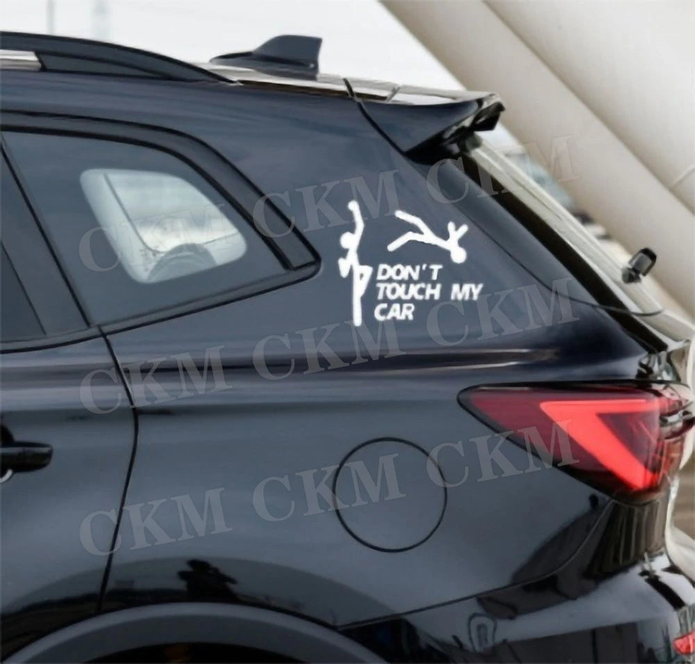 Car Sticker - Don't Touch My Car Creative Funny Personalized Car Decoration Stickers Car Beauty Window Glass Decoration